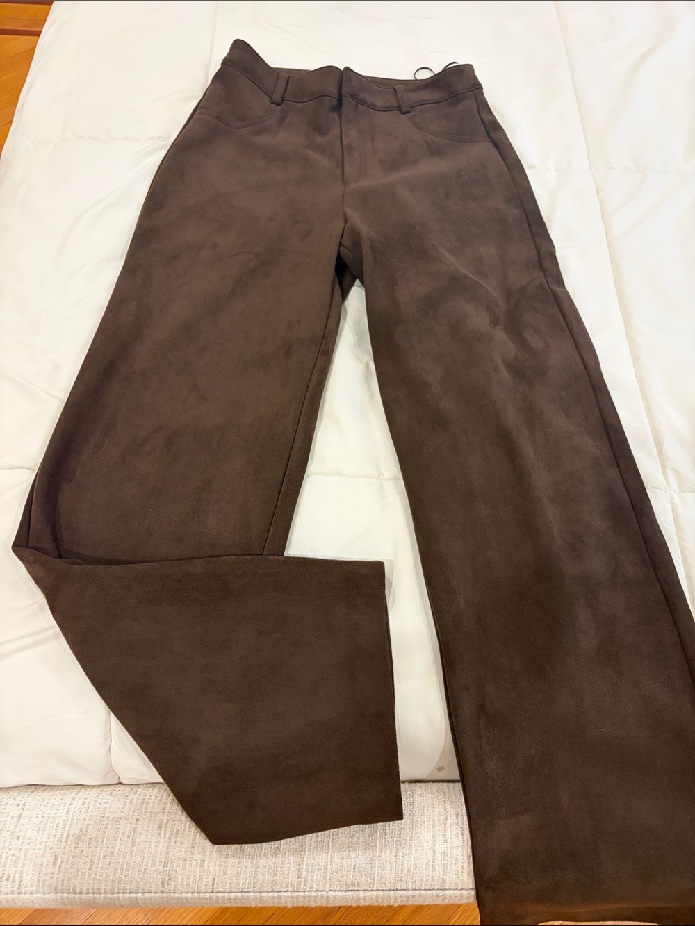 Zara Faux Suede Pants